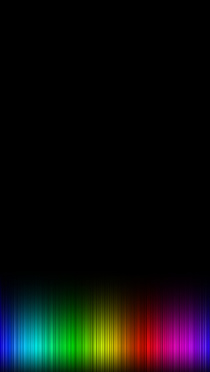 Iphone壁紙 虹のようなグラデーション