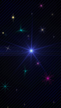 Iphone壁紙 夜空と星の光